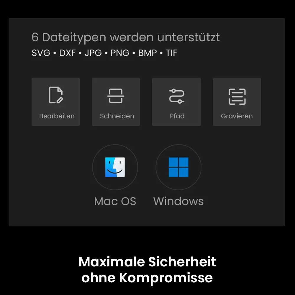 Aliencell X1 40W Desktop Diodenlasergravierer + Luftpumpe, 600mm/s Geschwindigkeit, 0.08×0.1mm Spot - Weiß