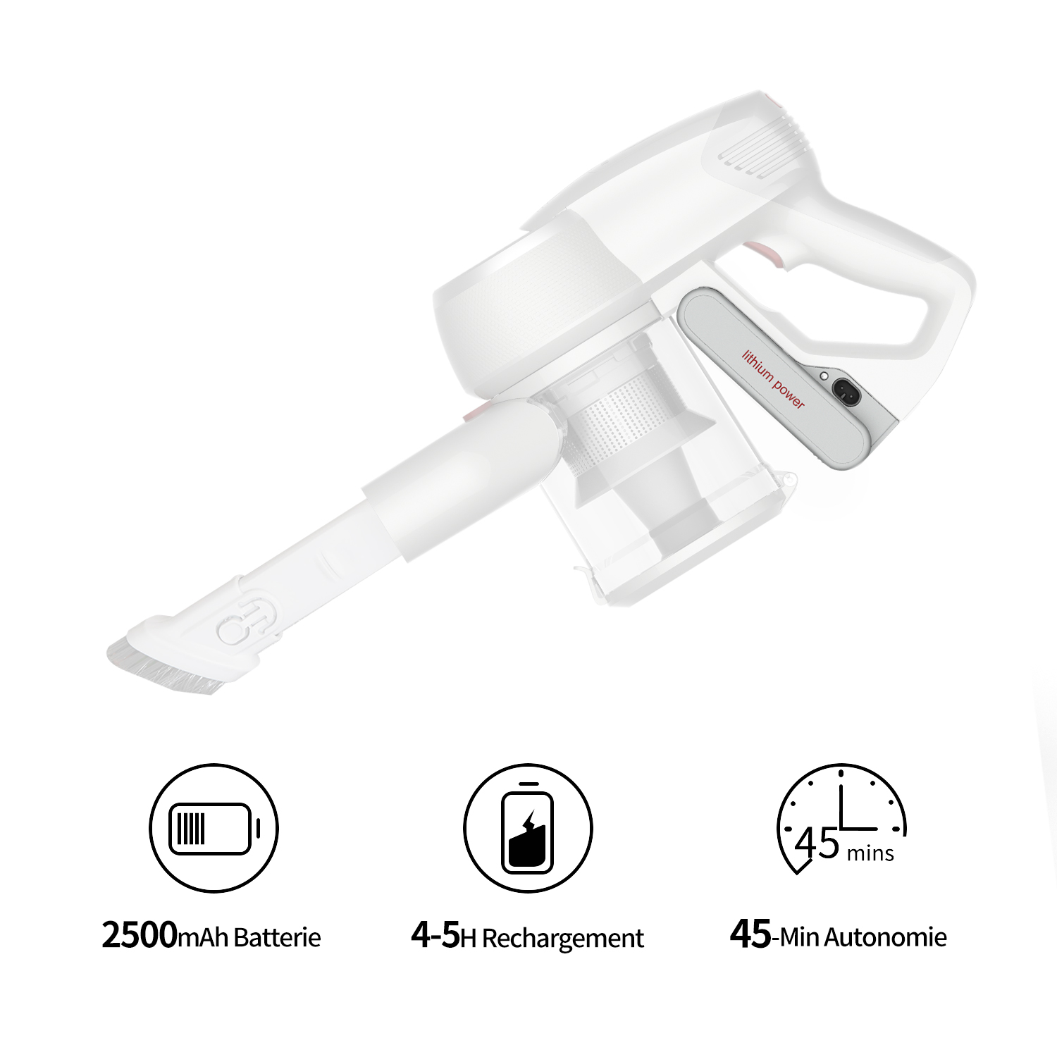 Original Battery Pack for Xiaomi JIMMY JV51/ JV53 Handheld Cordless Vacuum  Cleaner - Gray - GEEKMAXI.COM