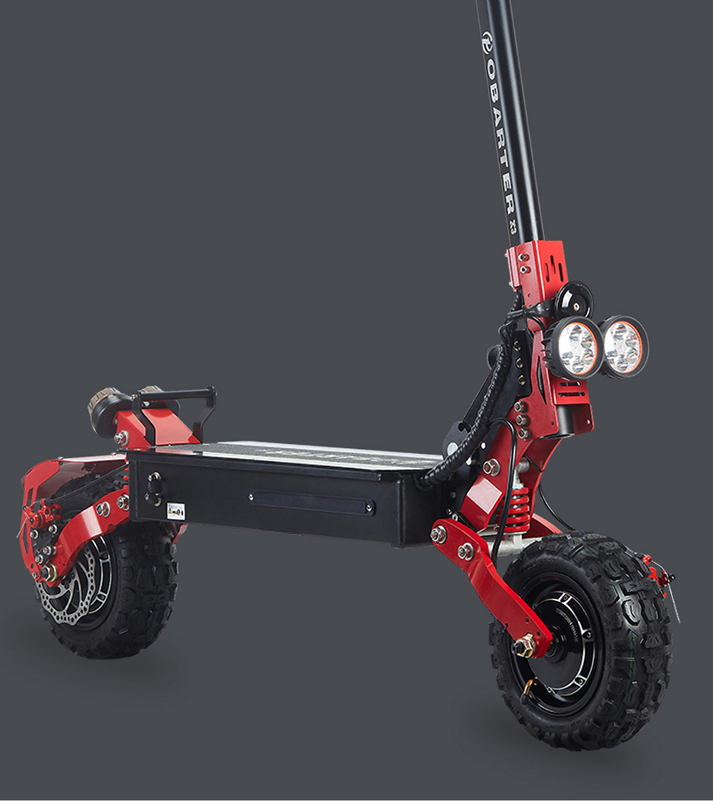Obarter X3 11 Inch Tire Foldable Electric Scooter - 2400W Brushless Motor & 48V 21Ah Battery