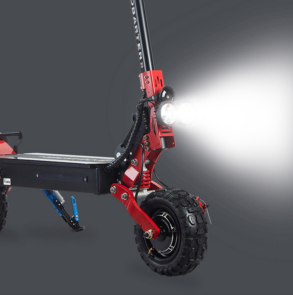 Obarter X3 11 Inch band opvouwbare elektrische scooter - 2400W borstelloze motor & 48V 21Ah batterij