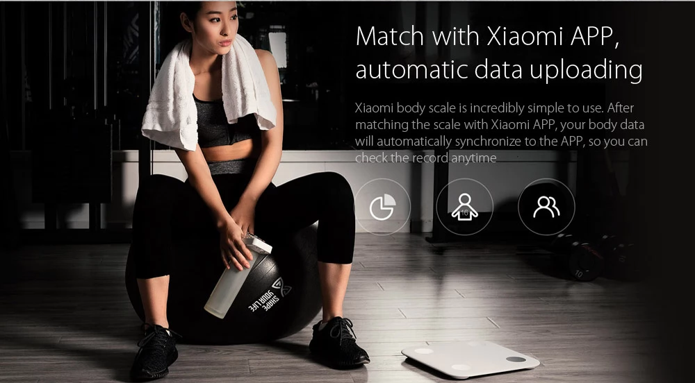 XIAOMI MI Smart Körperwaage Bluetooth - Weiß