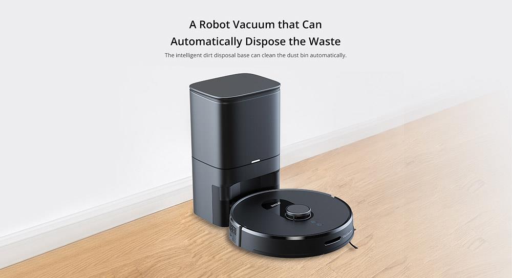 360 S8 Plus Robot Vacuum Cleaner, 2-in-1 Suction and Mopping, LiDAR Navigation,Max 2700pa Suction
