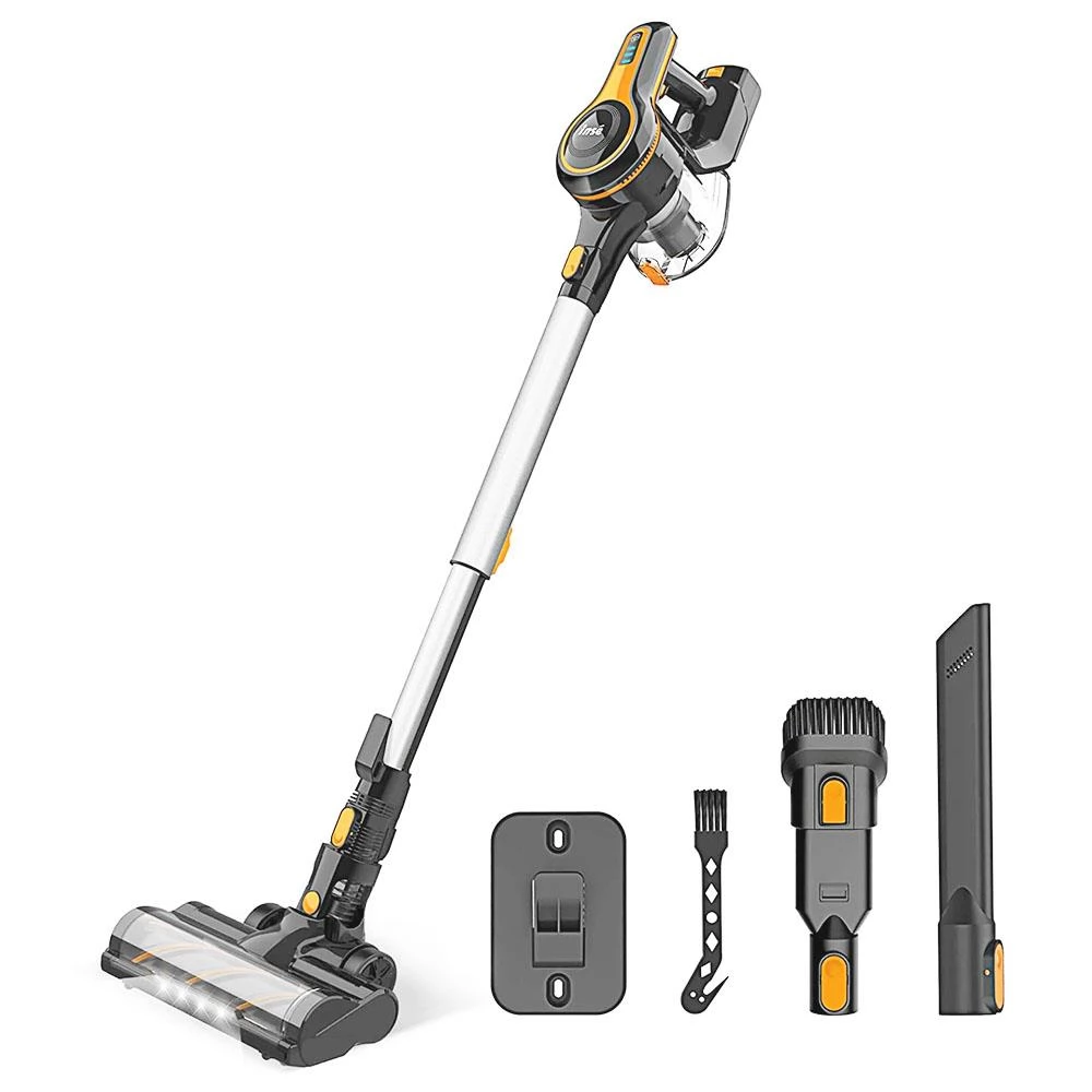 INSE S600 Cordless Upright Vacuum Cleaner 23KPa Suction Power 45mins Max Runtime 2 Powerful Suction Modes