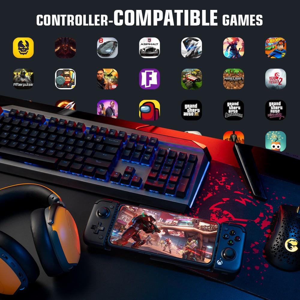 GameSir X2 Pro-Xbox(Android) Mobiele Gaming controller intrekbare Max 167mm voor Android -  Wit