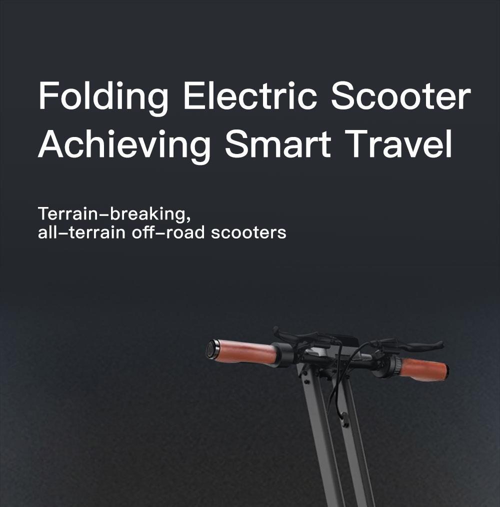 G63 Foldable Off-Road Electric Scooter, 1200W Motor, 48V 15Ah Battery,  50km/h Max Speed, 50km Range 