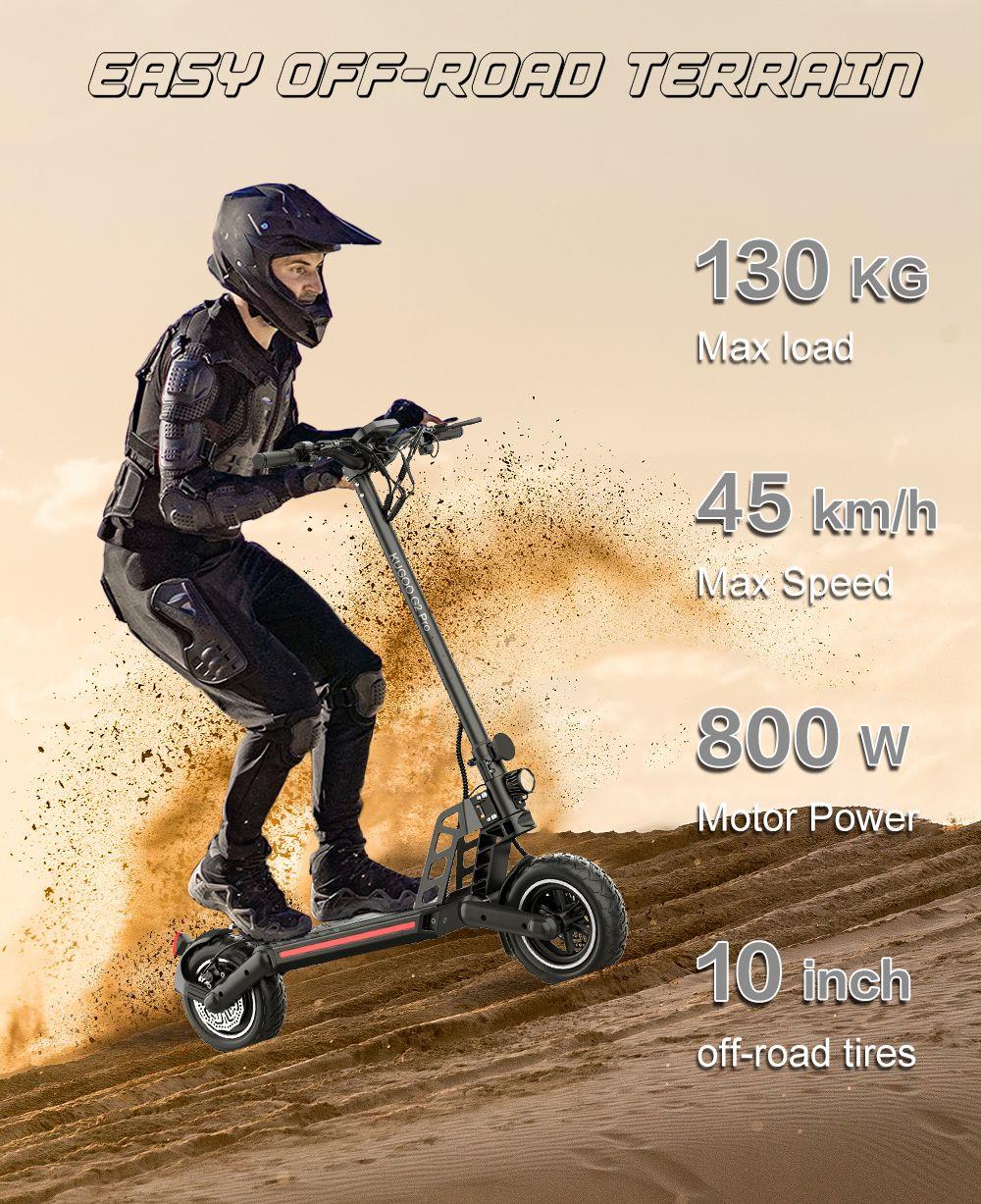 KUGOO G2 PRO Foldable Electric Scooter -800W Brushless Motor & 15Ah Lithium Battery