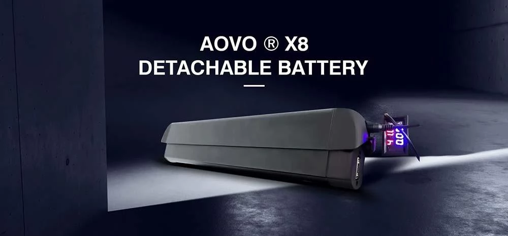 AOVO X8 10 inch banden opvouwbare elektrische scooter, 350W motor, 36V 10Ah batterij, max snelheid 25km/h