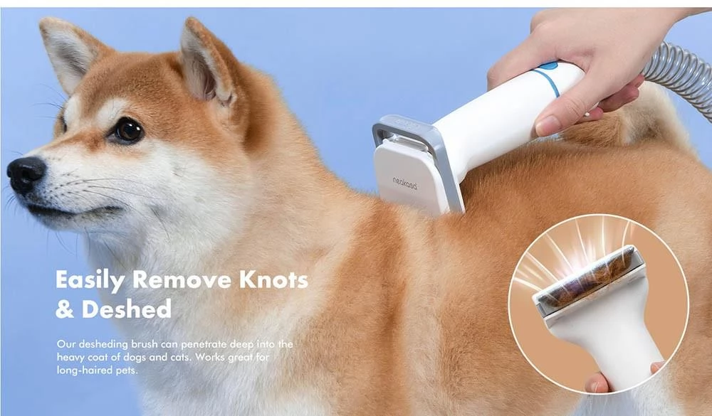 Neakasa P2 Pro Dog Clipper with Vacuum Cleaner, Professional Pet Grooming Set, Pet Hair Clipper with 5 Care Tools