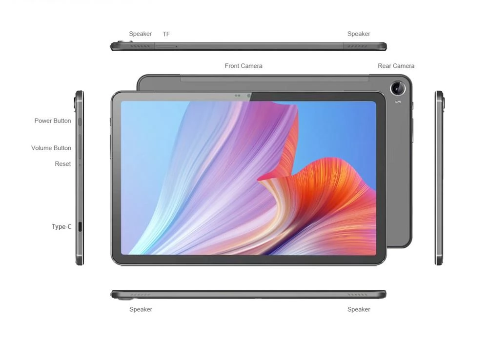 N-one Npad Pro 4G Tablet mit 10,36 Zoll 2000x1200 2K FHD IPS Bildschirm Unisoc Tiger T616 8GB RAM 128GB ROM Android 12
