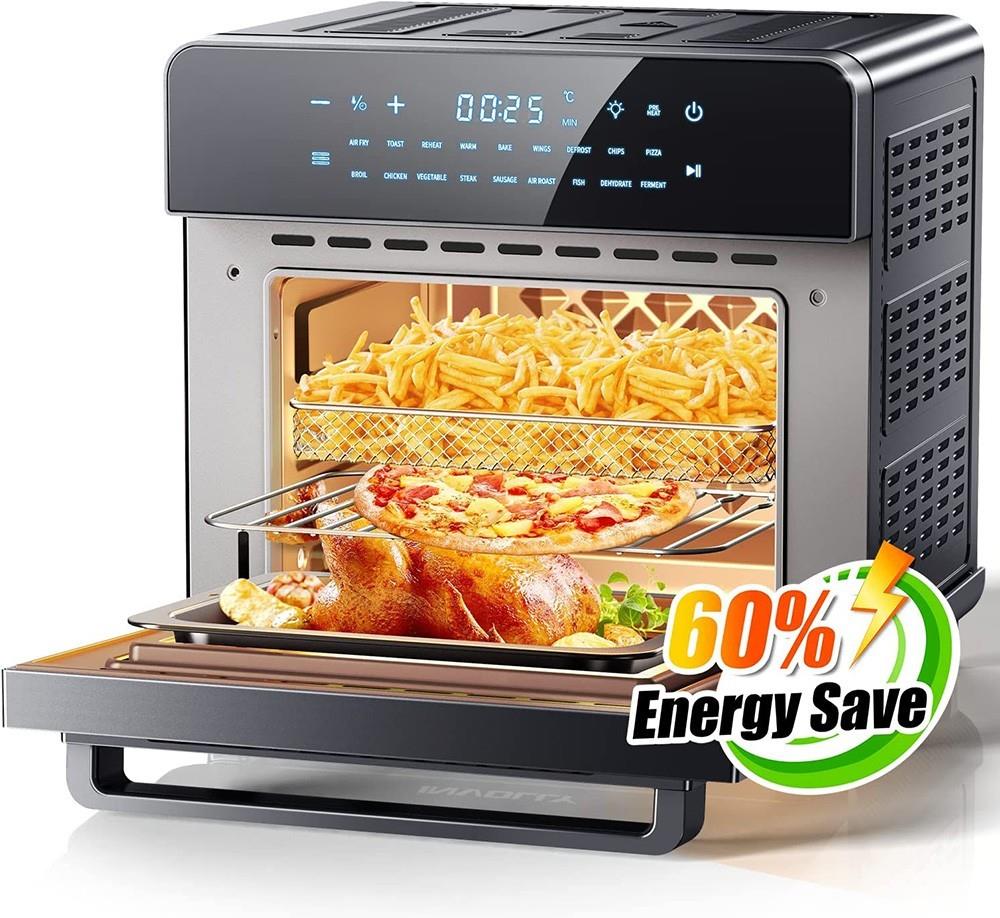 Involly AF-150ID 1600W Air Fryer Oven, 18 in 1 Countertop Mini Oven, 15L Capacity, 3-Layer, LED Touch Screen