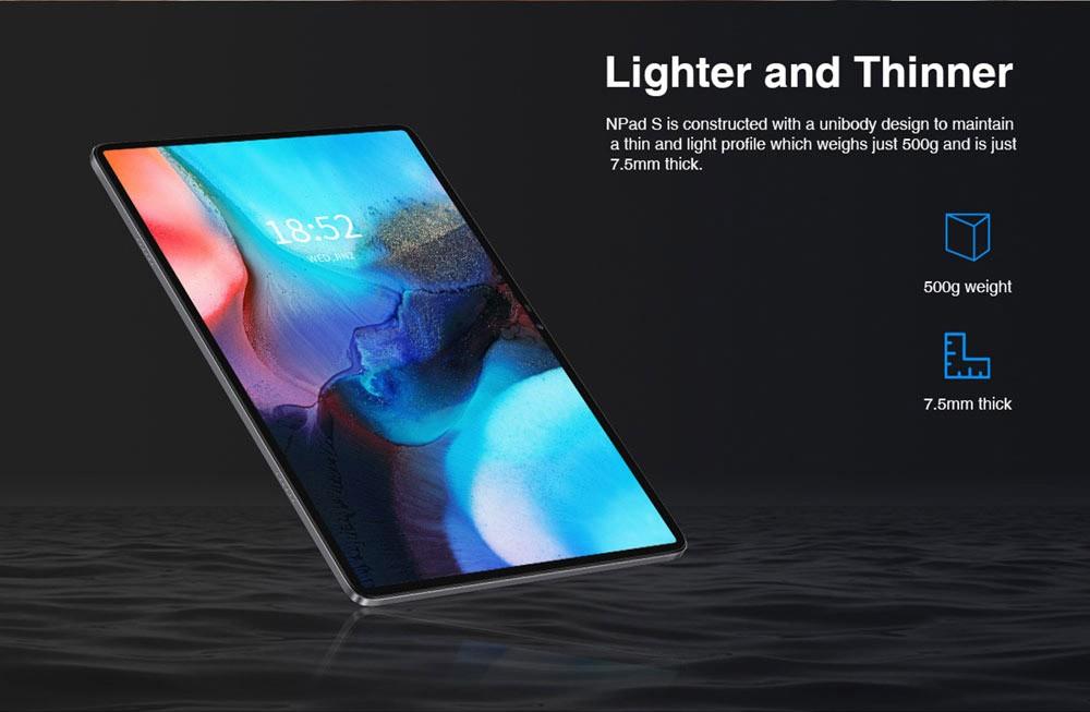 N-one NPad S 10.1 Tablet MTK8183 Octa-Core CPU, Android 12 OS, 4GB RAM 64GB ROM, 5G WiFi, BT5.0 6600mAh Akku