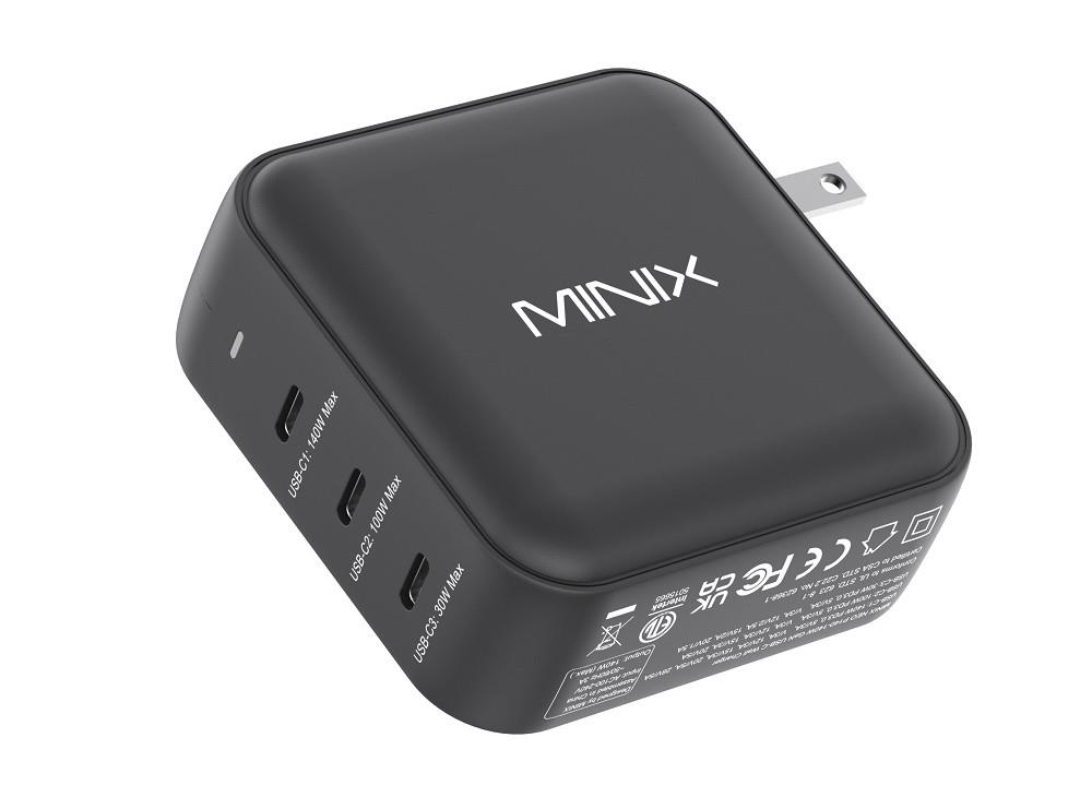 MINIX P140 Adapter 140W GaN Schnelllade Universal-Ladegerät für MacBook, iPhone