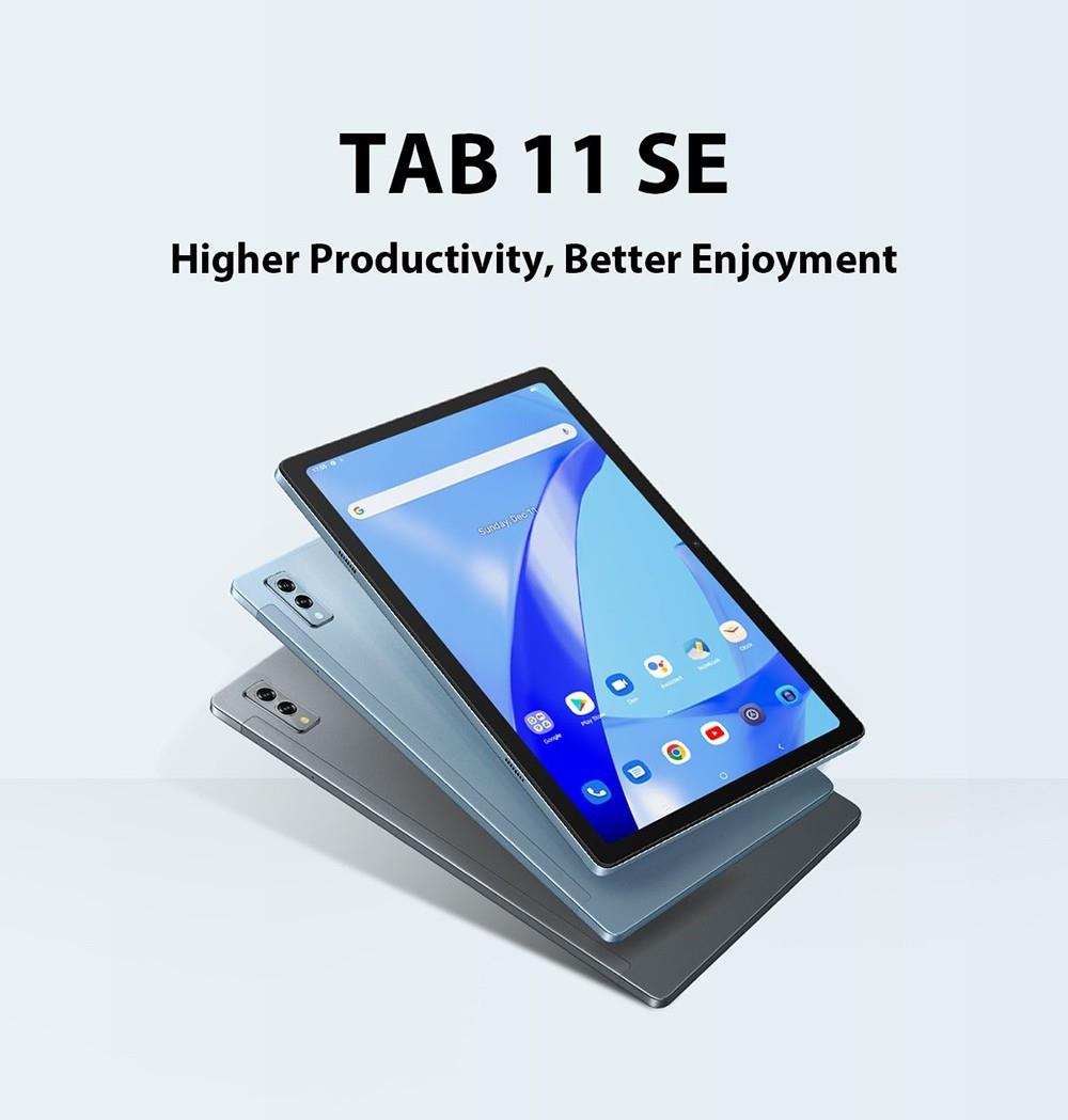 Blackview Tab 11 SE Tablet met 10.36in FHD-scherm, 7680mAh batterij, Octa-core Unisoc T606, 8GB RAM 128GB opslagruimte - Blauw