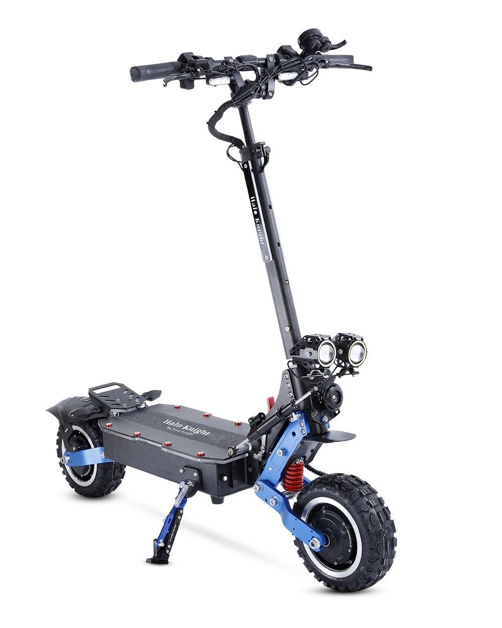 Halo Knight T108 Pro Electric Scooter 11 Off-road Tire 3000W*2 Motors 95km/h Max Speed 60V 38.4Ah Battery 80km Range