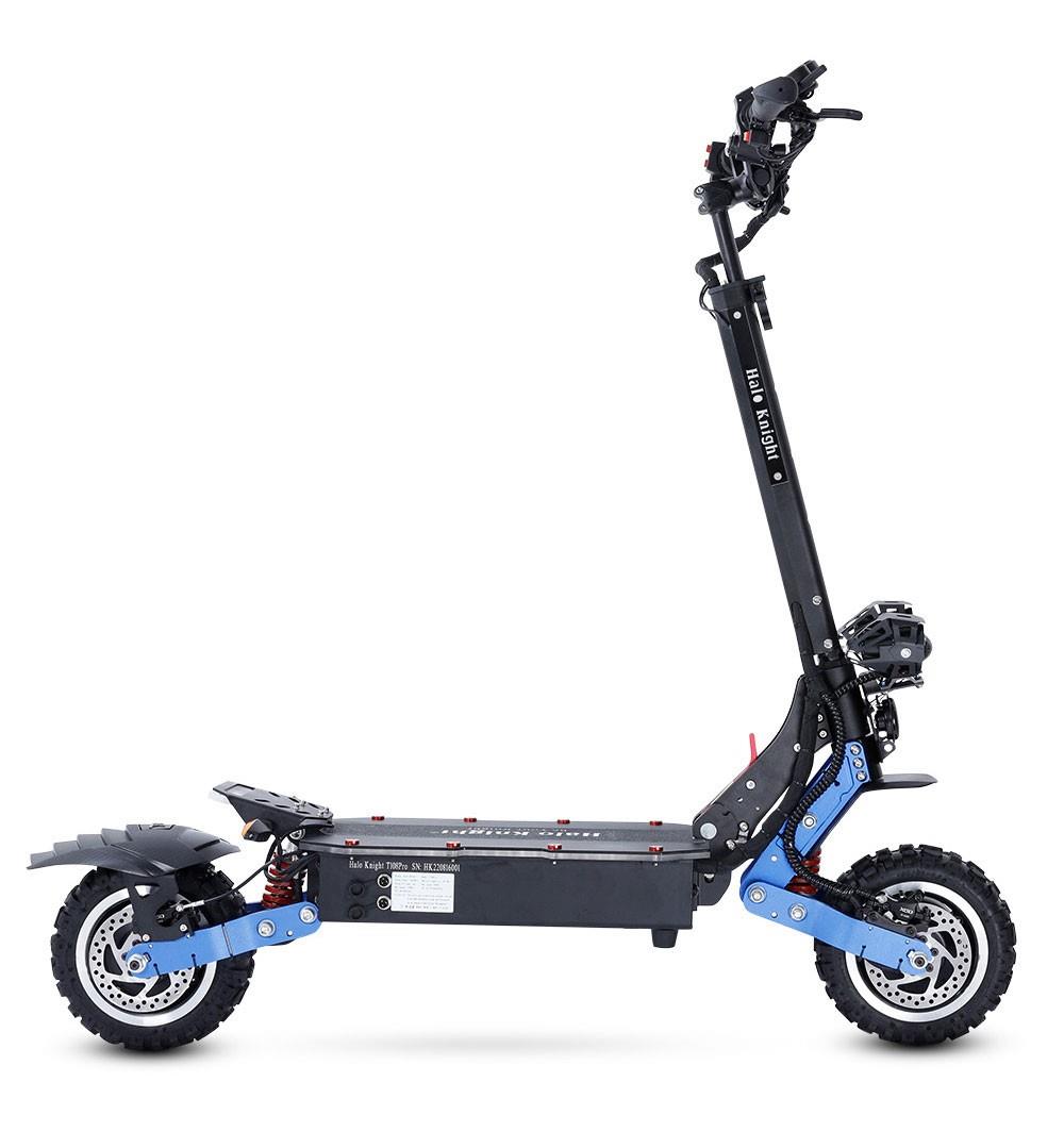 Halo Knight T108 Pro Electric Scooter 11 Off-road Tire 3000W*2 Motors 95km/h Max Speed 60V 38.4Ah Battery 80km Range