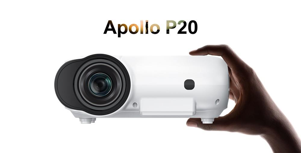 Ultimea Apollo P20 Native 1080P Projector with 300 ANSI 10000:1 Contrast Ratio Bluetooth 4.0