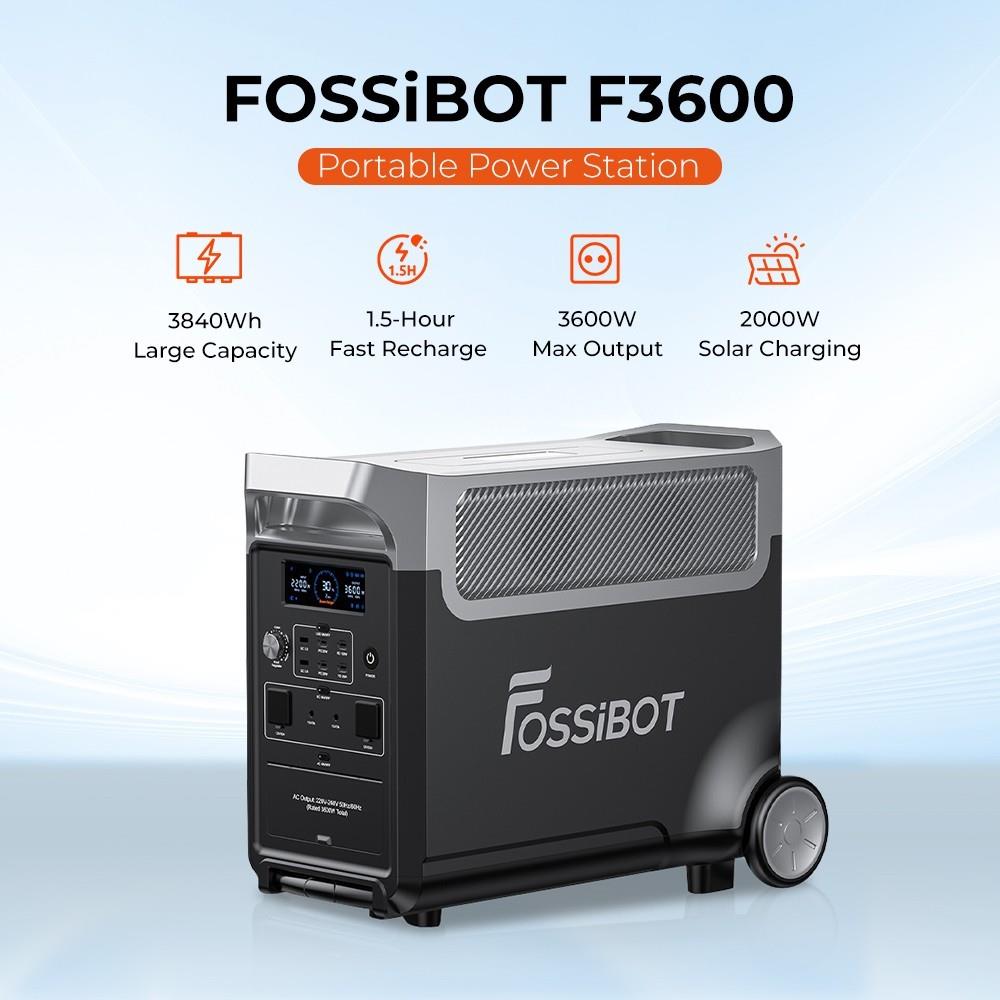 FOSSiBOT F3600 + 2 FOSSiBOT SP420 420W Solar Panels Kit