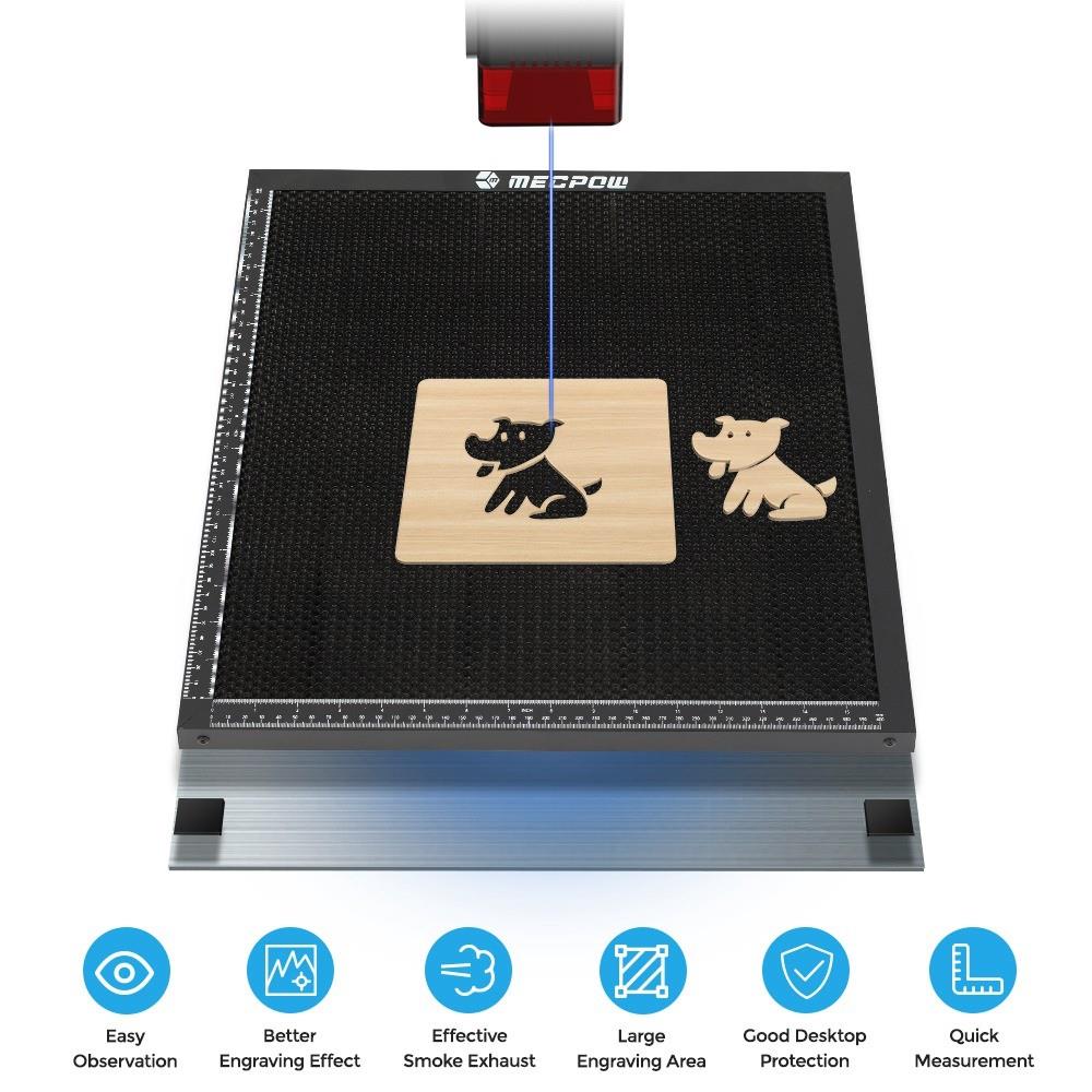 Mecpow H44 440*440mm Laser Engraver Honeycomb Working Table Board Platform for Laser Engraving Cutting Machine