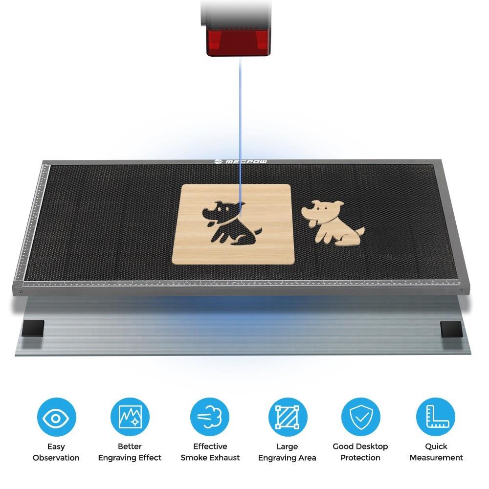 Mecpow H48 450*850mm Laser Engraver Honeycomb Working Table Board Platform for Laser Engraving Cutting Machine
