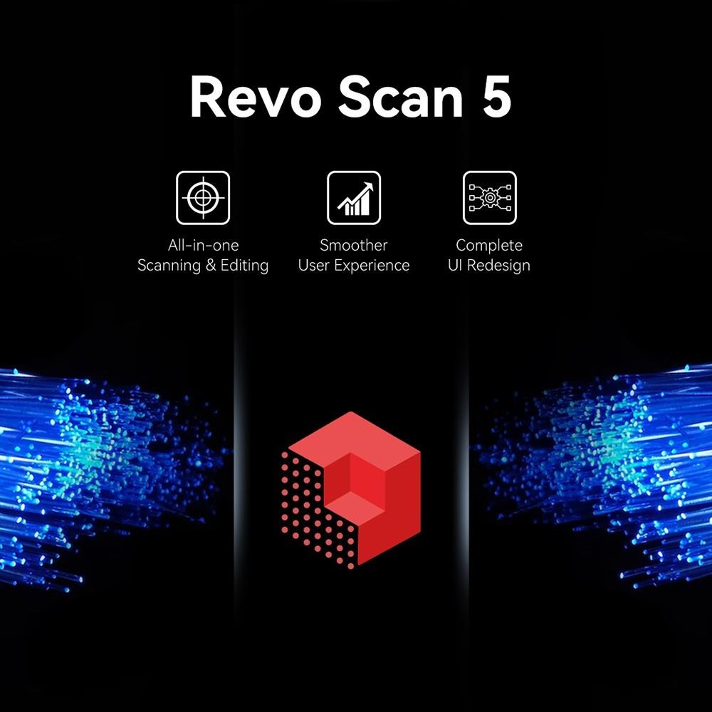 Revopoint RANGE 3D Scanner Standaard Editie, 0,1 mm enkelbeeldprecisie, 0,3 mm puntafstand, 800 mm scanafstand