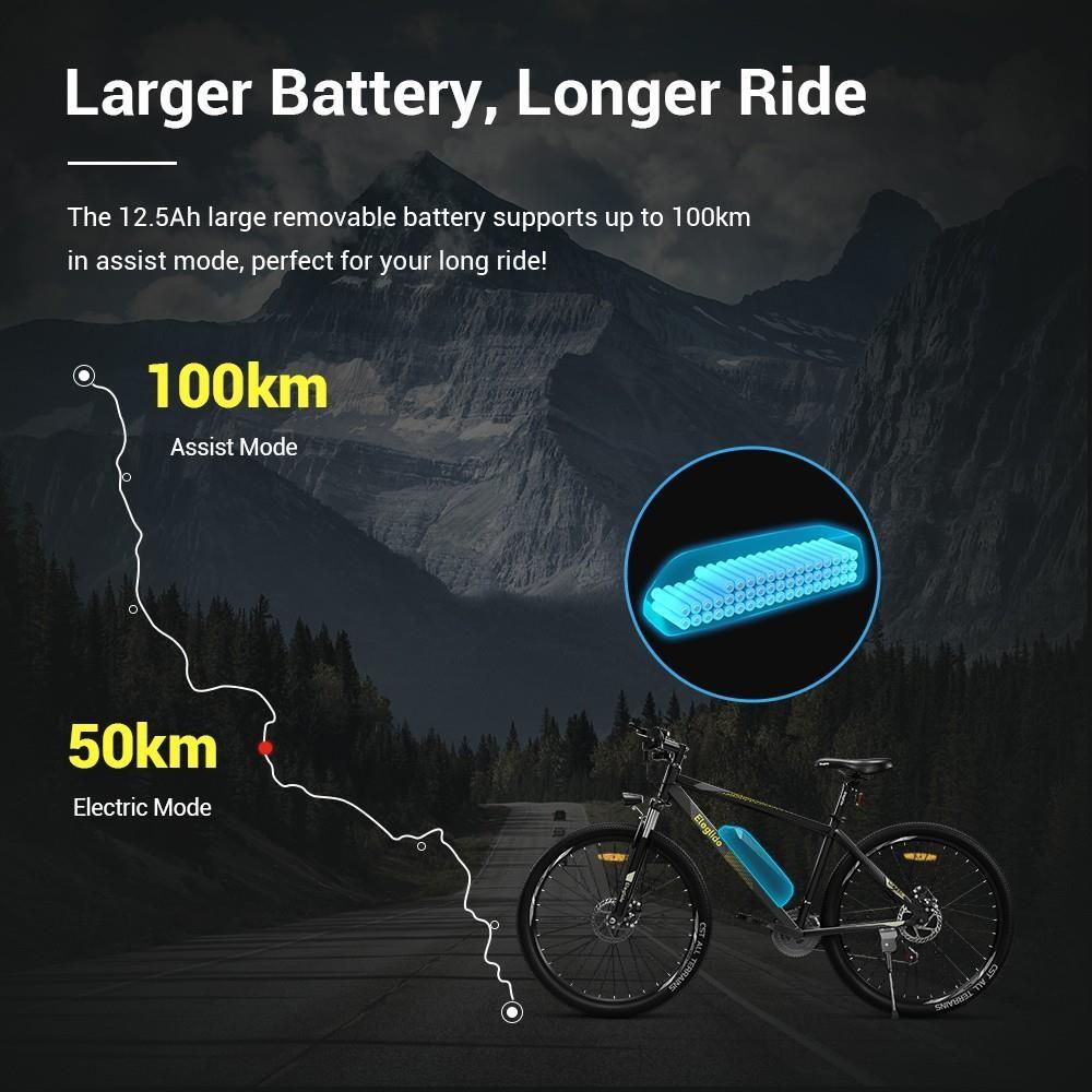 Eleglide M1 PLUS MTB Electric Bike (with App Control) , Extra 1 Pcs 36V 12.5Ah Battery Combo