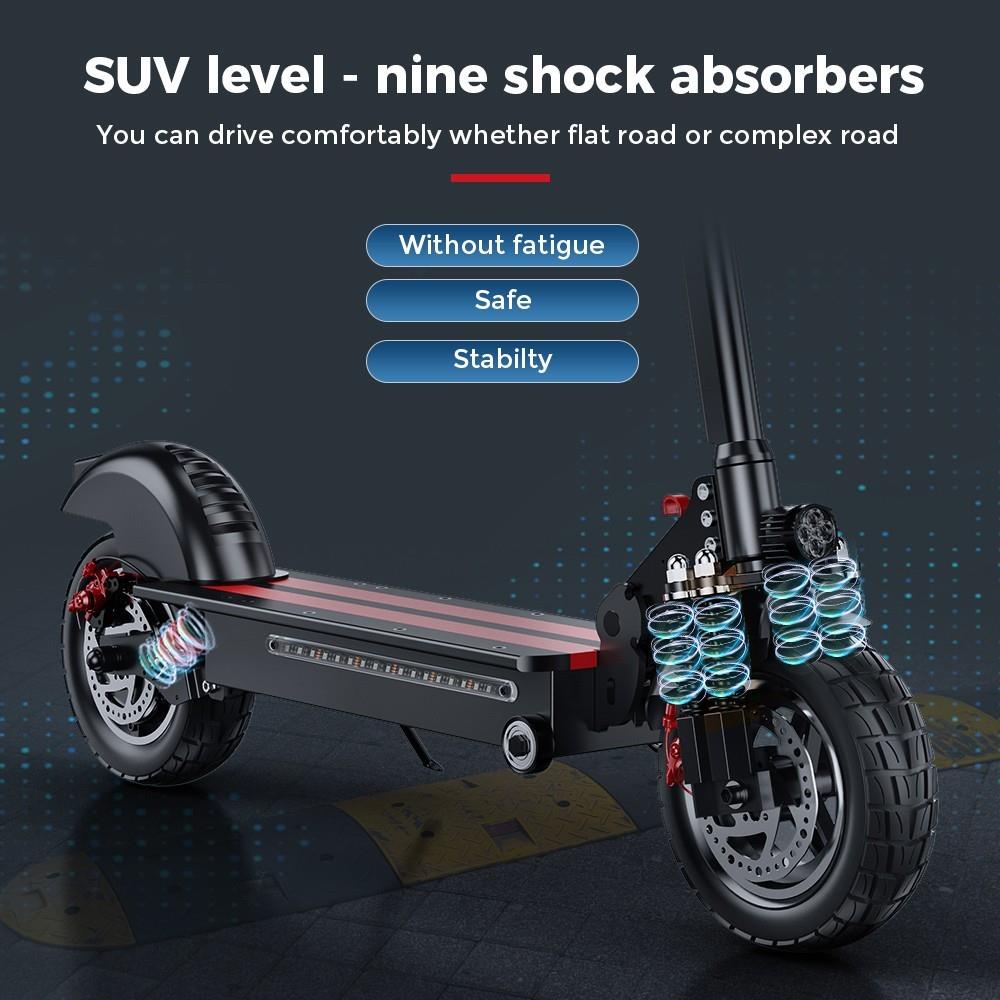 iScooter iX5 10 inch Off-road banden elektrische scooter, 15Ah batterij, 1000W motor
