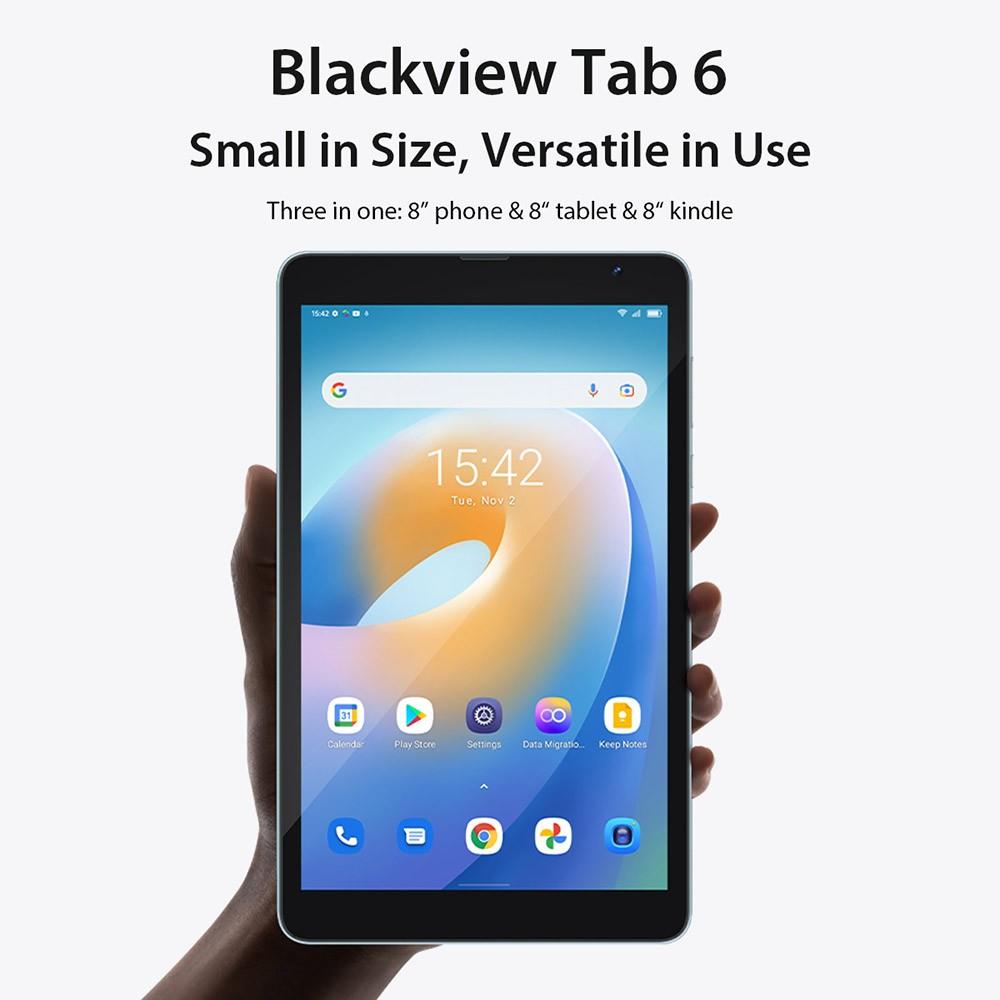Blackview Tab 6 8 Tablet, Unisoc UMS312 Quad Core, 3GB RAM 32GB ROM, Android 11 - Blue