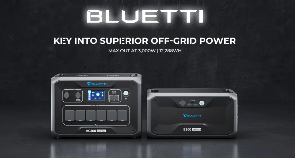 BLUETTI AC300+B300 LiFePO4 Batterie-PowerStation