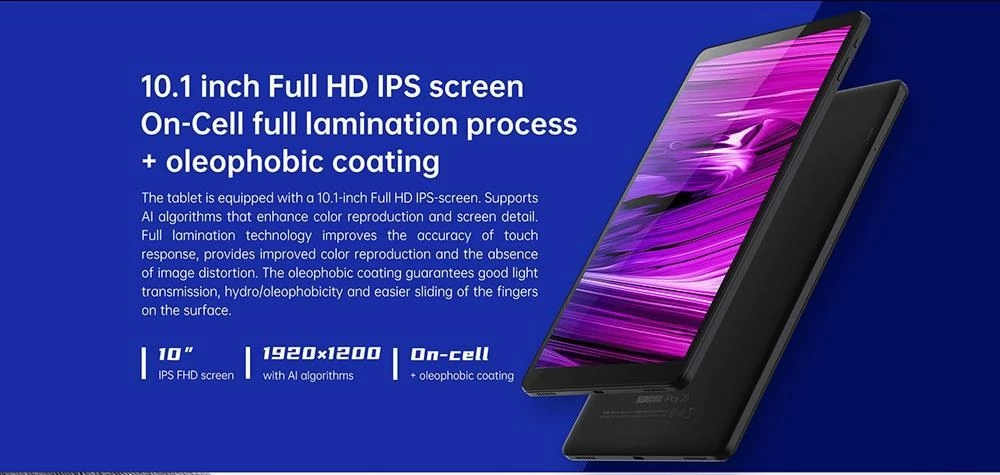 ALLDOCUBE iPlay20 Pro 10.1 inch Full HD Tablet with Keyboard UNISOC SC9863A A55 Octa Core 6GB RAM 128GB ROM Android 10.0 4G LTE