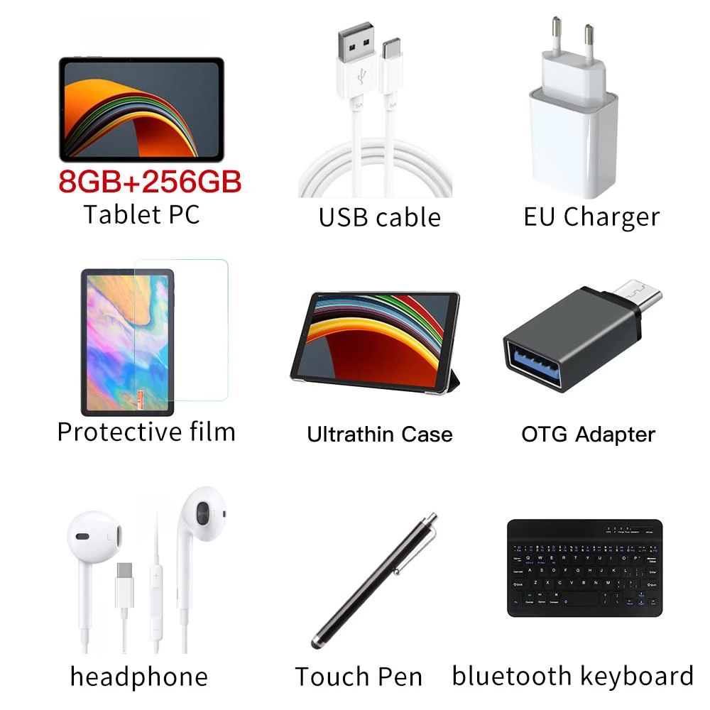 ALLDOCUBE iPlay 40 Pro UNISOC Tiger T618 Octa-Core-Chip LTE-Tablet 10,4 Zoll 2000 * 1200 8 GB RAM 256 GB ROM Android 11