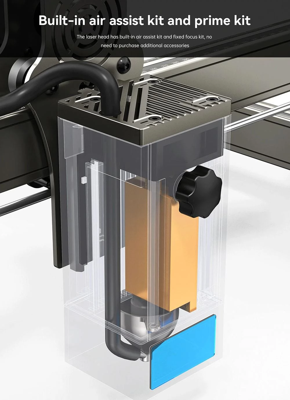 ATOMSTACK S20 Pro 20W Laser Engraver Cutter met Air Assist Kits, Focus Free, Quad-core Diode Laser, Offline Graveren