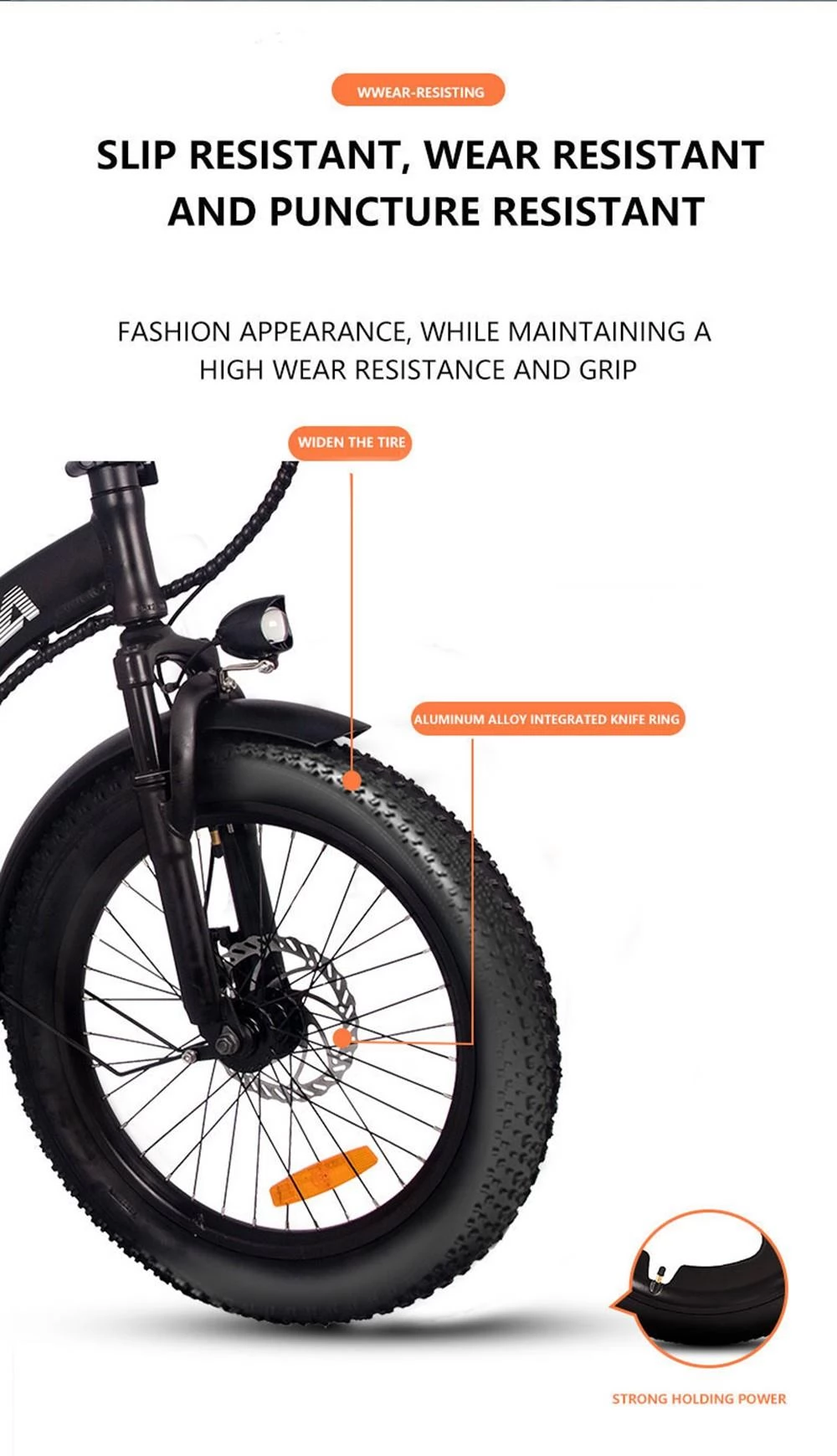 AVAKA BZ20 PLUS 20*3 Zoll faltbares Elektrofahrrad mit bürstenlosen 500W Motor und 48V 15Ah Akku