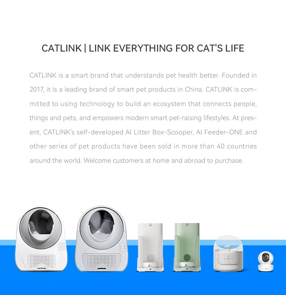 CATLINK CL-03 Automatic Cat Litter Pot, DC 12V 5W Auto-Sensing Mode One-Click Empty, 13L Capacity