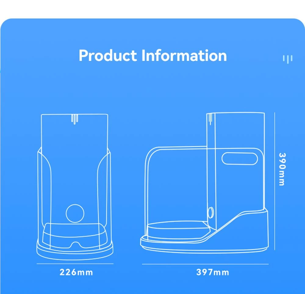 CATLINK CL-F-01 Smarter Futterspender, 3,5 l Fassungsvermögen, Datenverfolgung, Dual-Power-Unterstützung, App-Steuerung