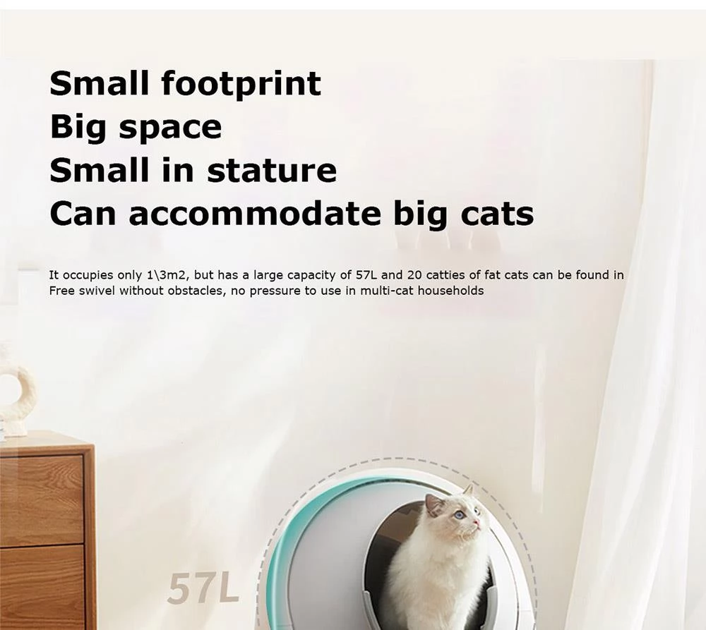 CATLINK SCOOPER Pro CL-05 Self Cleaning Cats Litter Box, Fully Automatic, Voice Broadcast, APP Remote Control