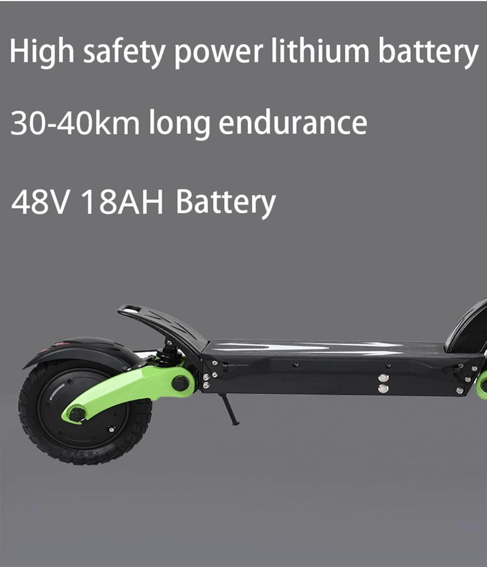 CYBERBOT MINI 8,5-inch luchtbanden opvouwbare elektrische scooter - Voor 500W, achter 500W dubbele motoren & 48V 18Ah batterij