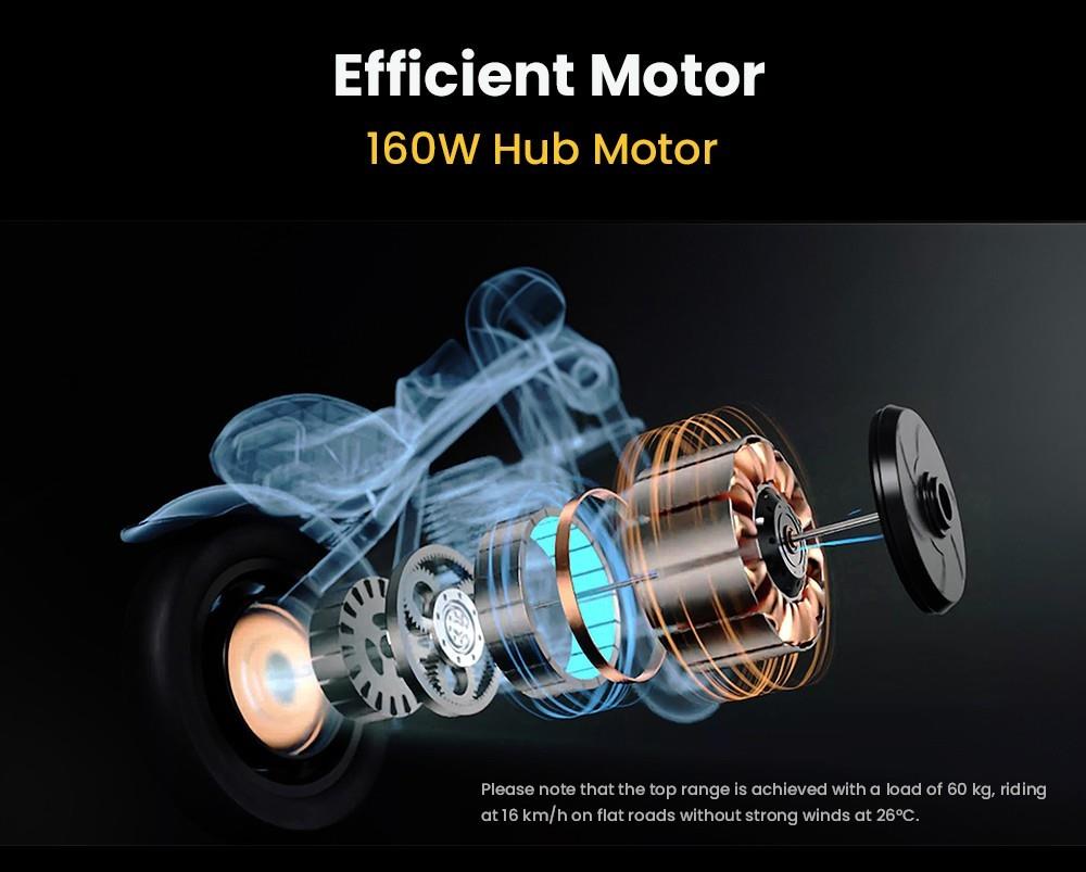 Hyper GOGO Cruiser 12 Plus Electric Motorcycle with App for Kids, 12 x 3 Tires, 160W, 5.2Ah, Bluetooth Speaker - Orange