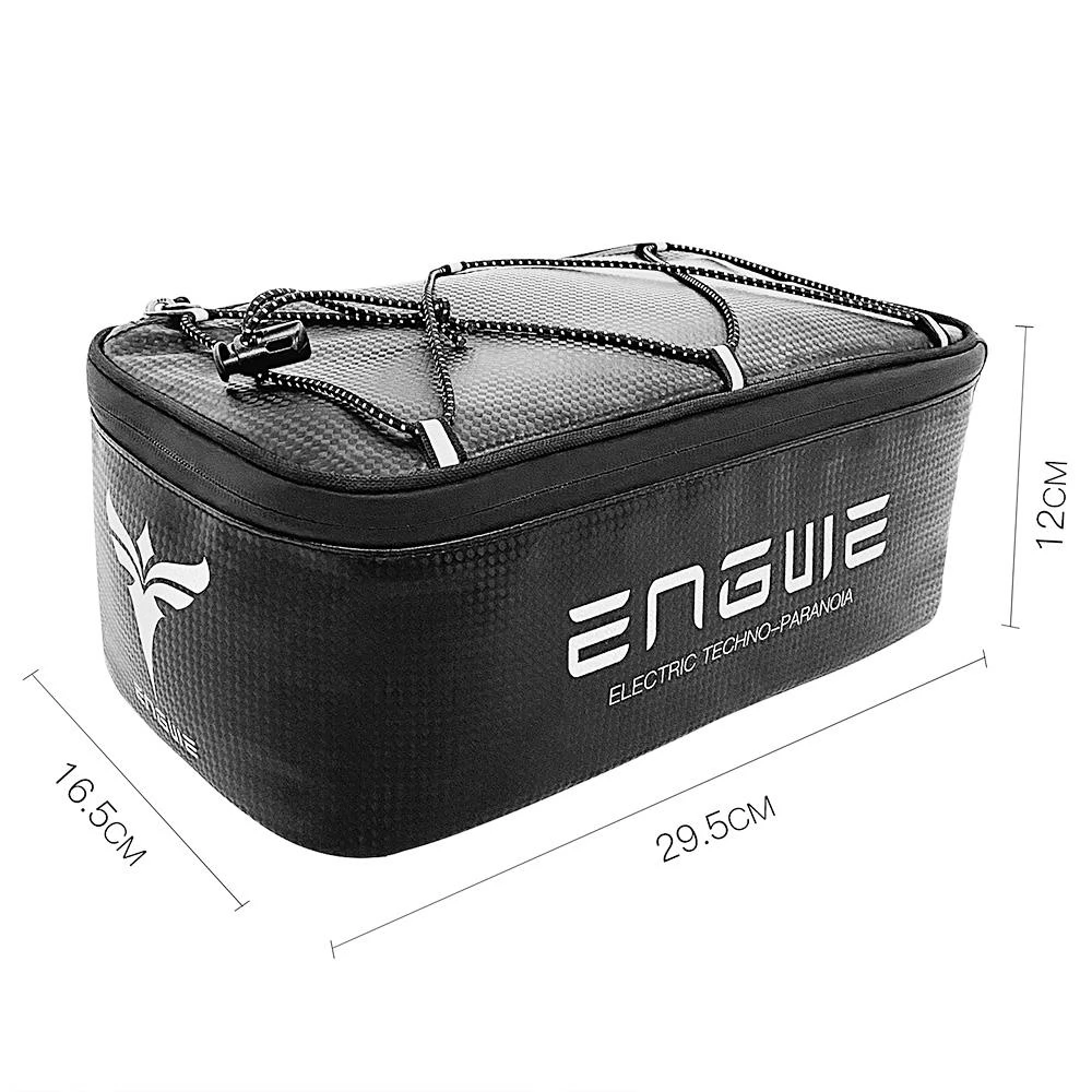 ENGWE bagagedrager achteraan met rits, 7L capaciteit, waterdicht, stofdicht, weerbestendig
