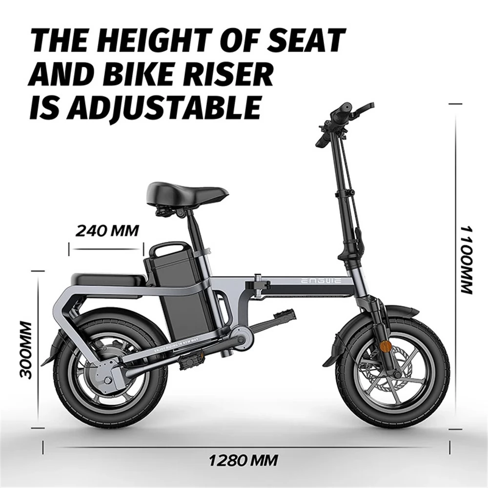 ENGWE X5S Chainless Foldable 14 Inch Electric Bike