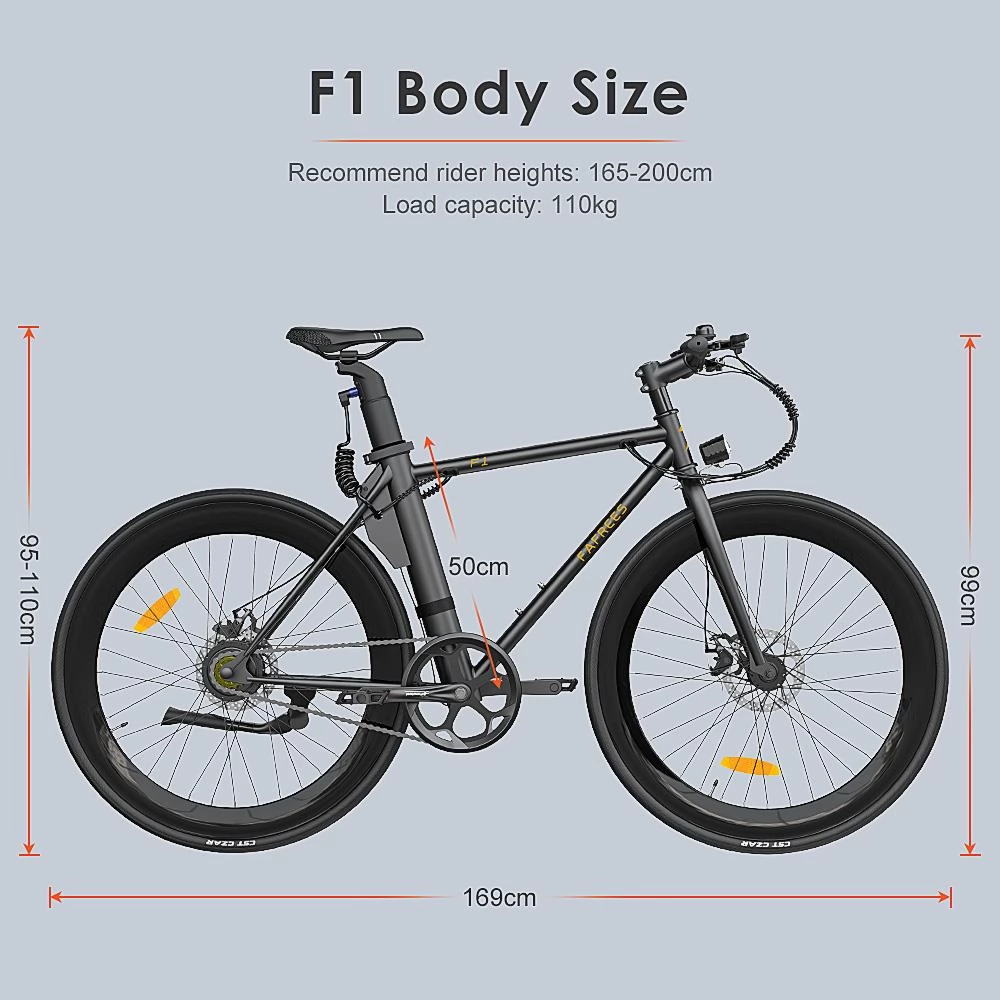 FAFREES F1 700C*28C Elektrofahrrad – 250W bürstenloser Motor & 36V 8,7Ah Akku