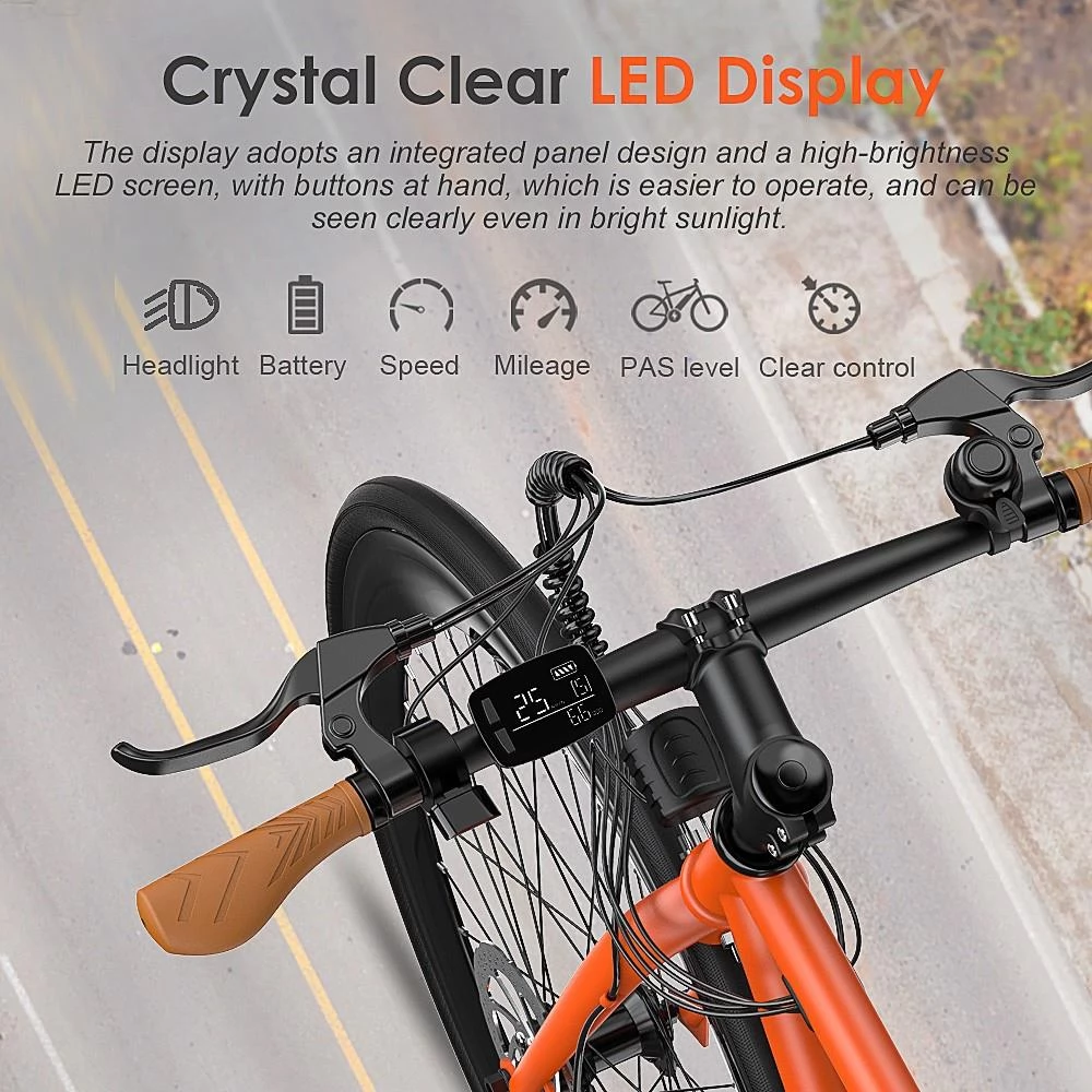 FAFREES F1 700C*28C Elektrofahrrad – 250W bürstenloser Motor & 36V 8,7Ah Akku