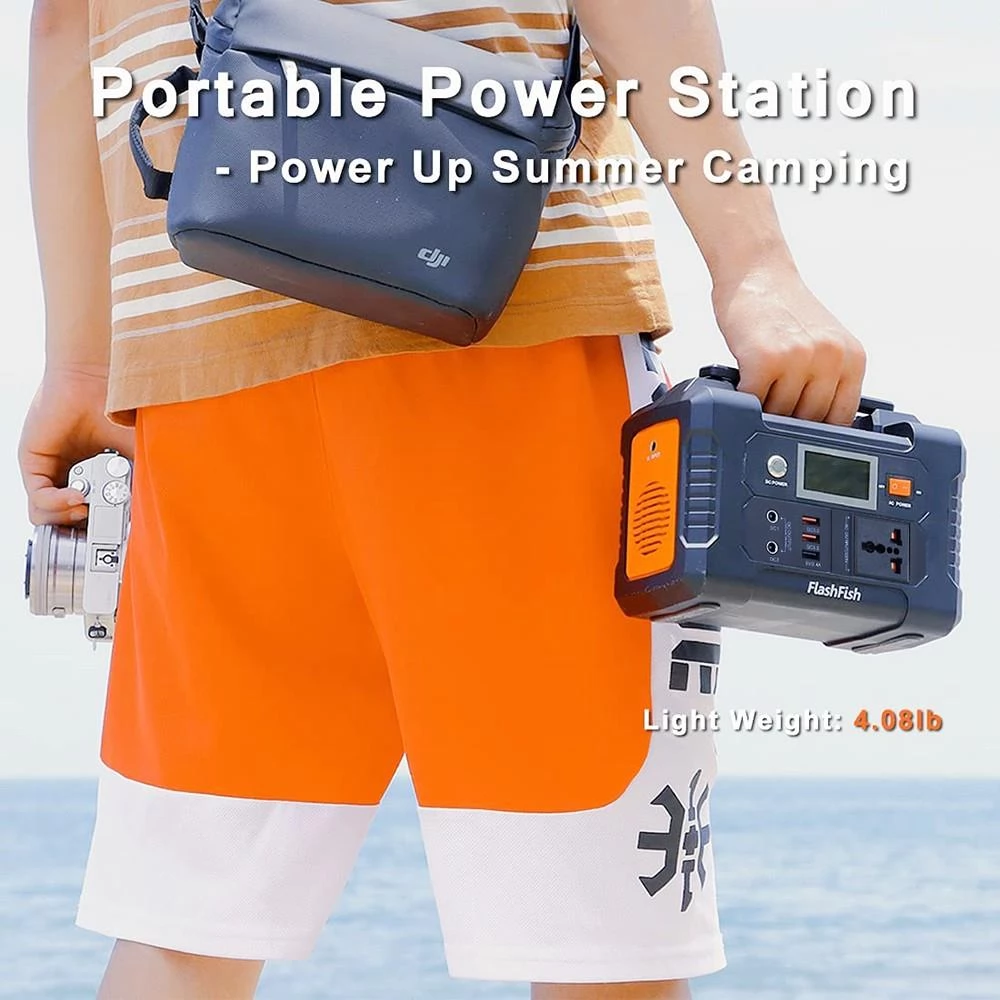 FlashFish E200 151WH/200W Portable Power Station