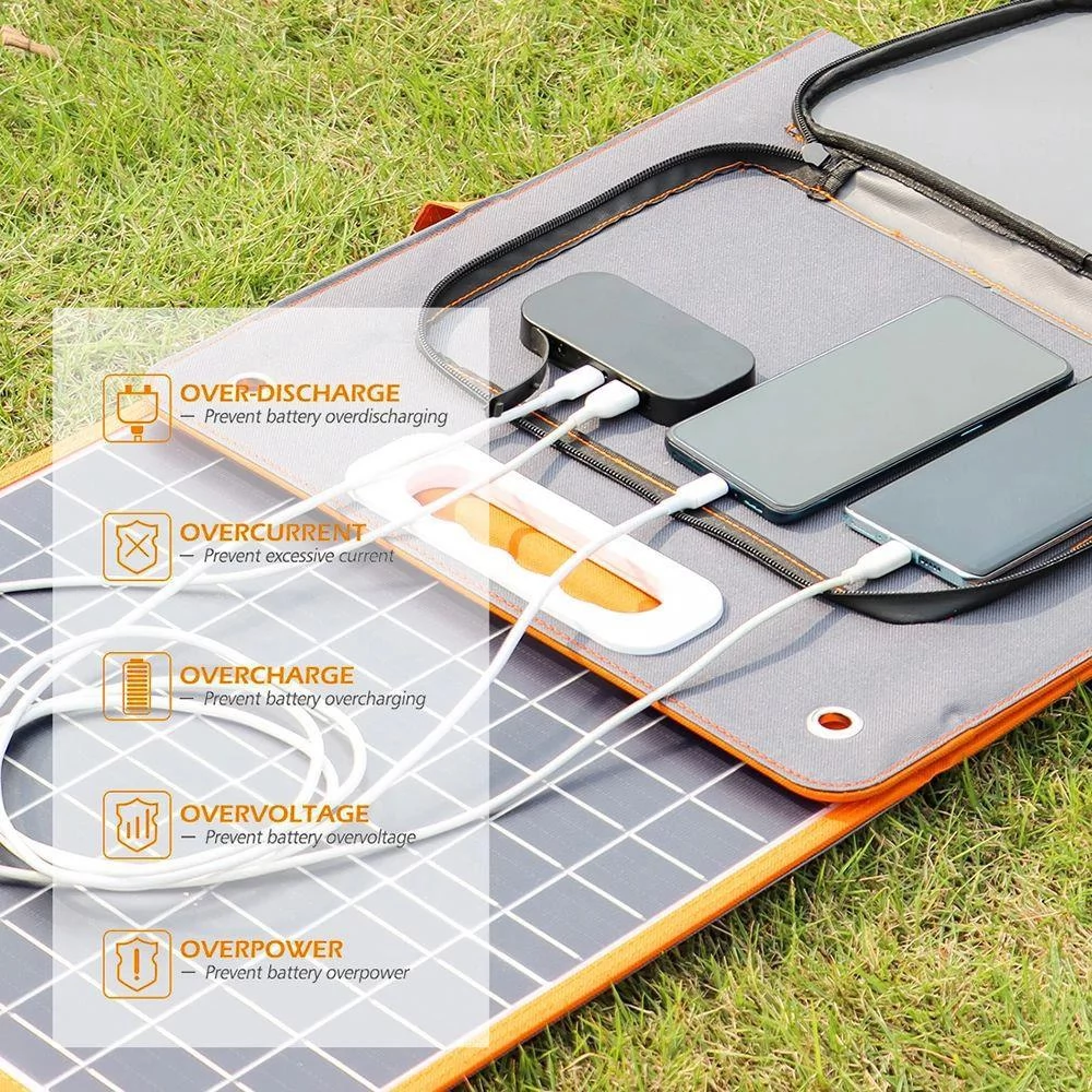 Flashfish A301 292WH 320W Portable Power Station TSP 18V 100W Foldable Solar Panel Emergency Energy Kit