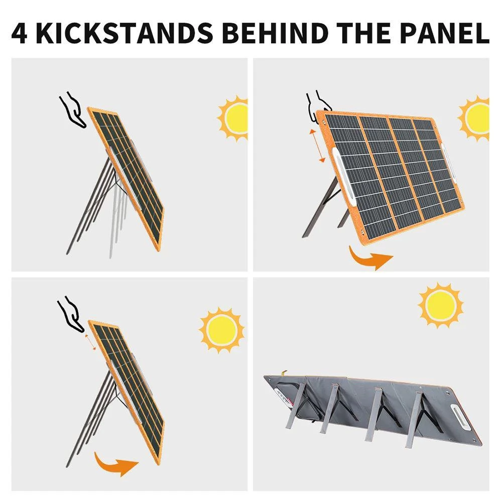 Flashfish A301 292WH 320W Portable Power Station TSP 18V 100W Foldable Solar Panel Emergency Energy Kit
