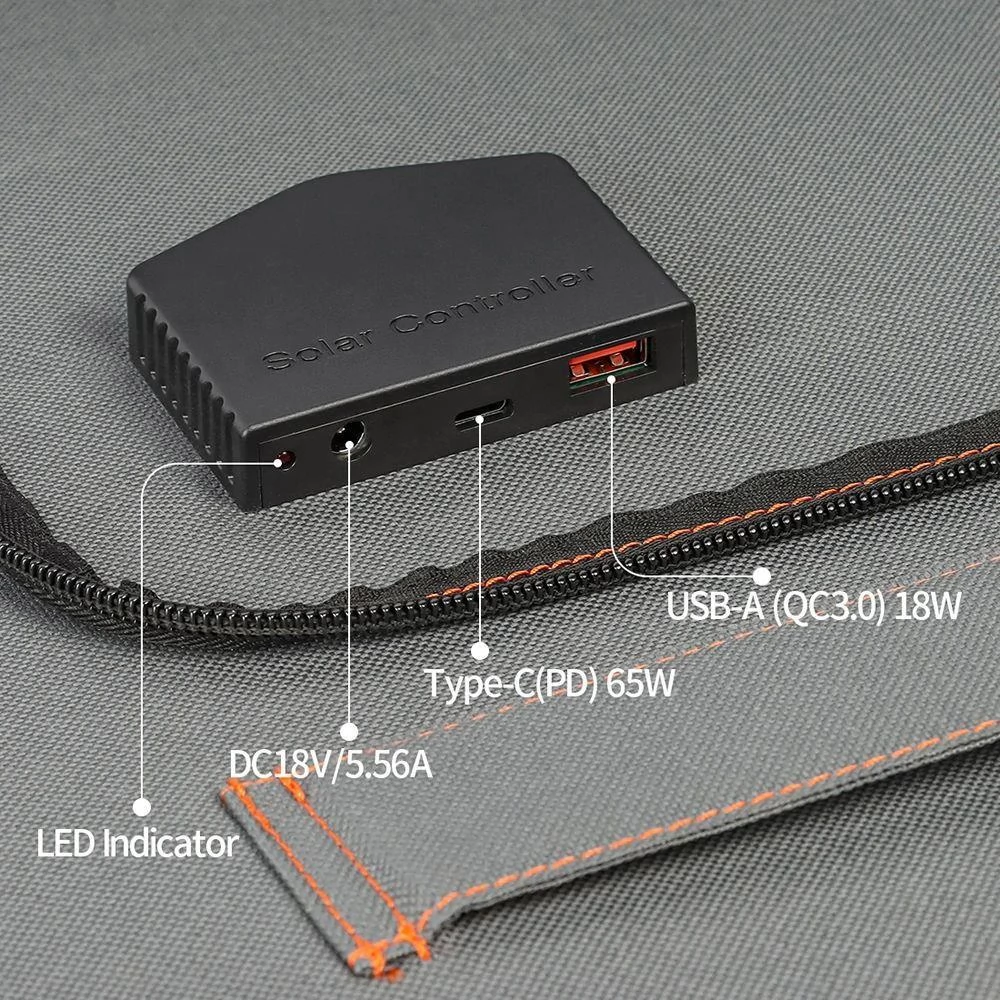 Flashfish A301 292WH 320W Portable Power Station TSP 18V 100W Foldable Solar Panel Emergency Energy Kit