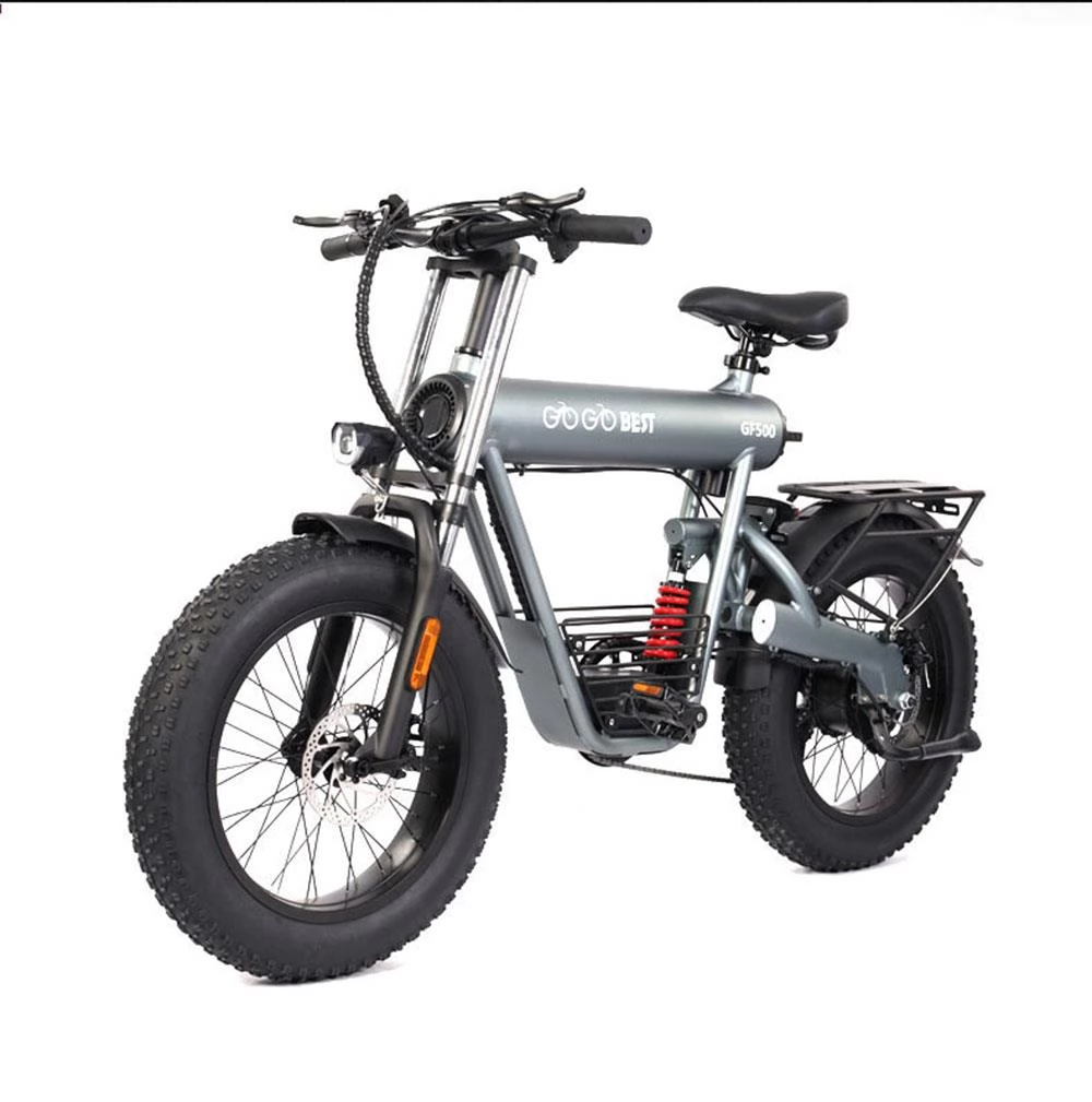GOGOBEST GF500 20*4.0 Inch Fat Tire Electric Bike - 750W Brushless Motor & 48V 20Ah Battery