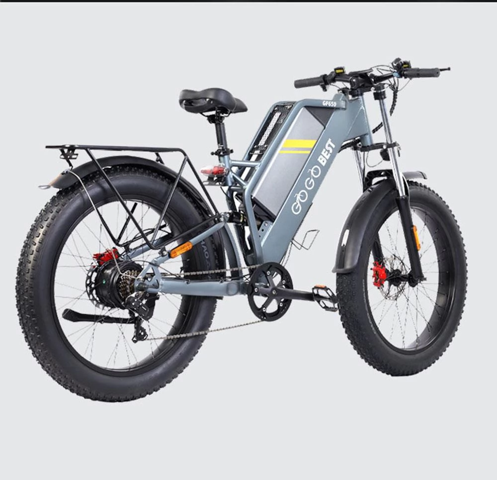 GOGOBEST GF650 26*4.0 Fat Tire Electric Bike - 1000W Dual Motor & 48V 20Ah Battery