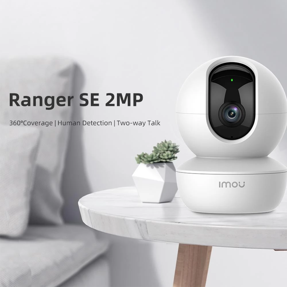 Imou Ranger SE 2MP 1080p WLAN Kamera mit AI Personenerkennungskamera, Babyphone, 4X Digital Zoom