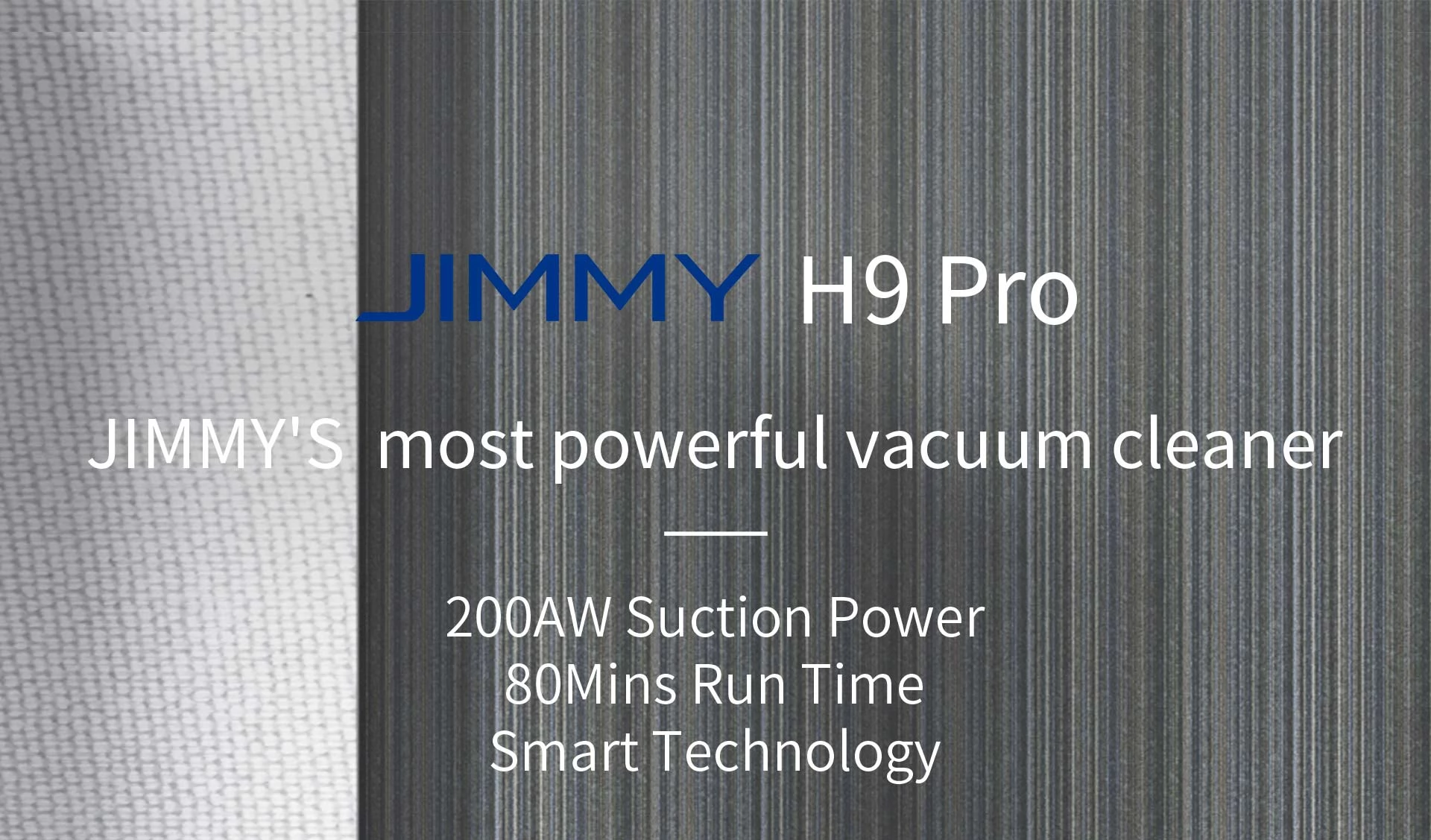 Jimmy H9 Pro 200AW ZUCHTING Flexibele Tube handheld draadloze stofzuiger met oplaadbare standhouder (EU -plug)