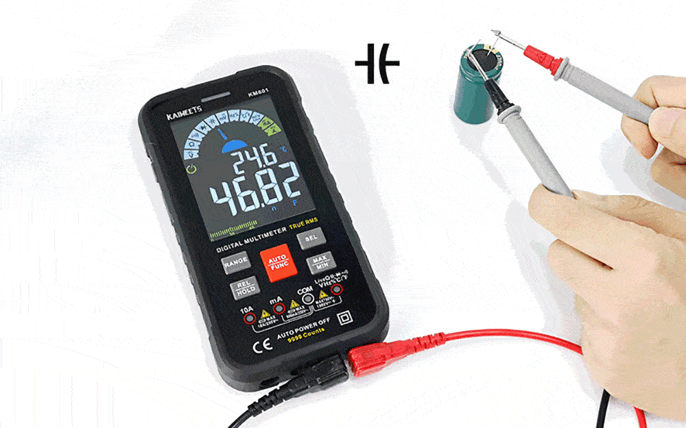 KAIWEETS KM601 Digitalmultimeter 10000 Counts True-RMS Meter